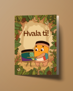 Čestitka "Hvala ti"