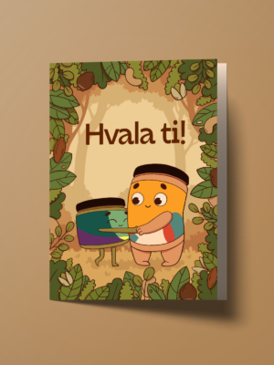 Čestitka "Hvala ti"