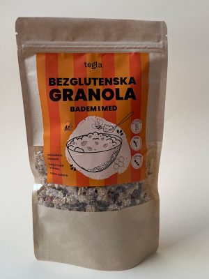 Bezglutenska granola Badem i Med (300g)