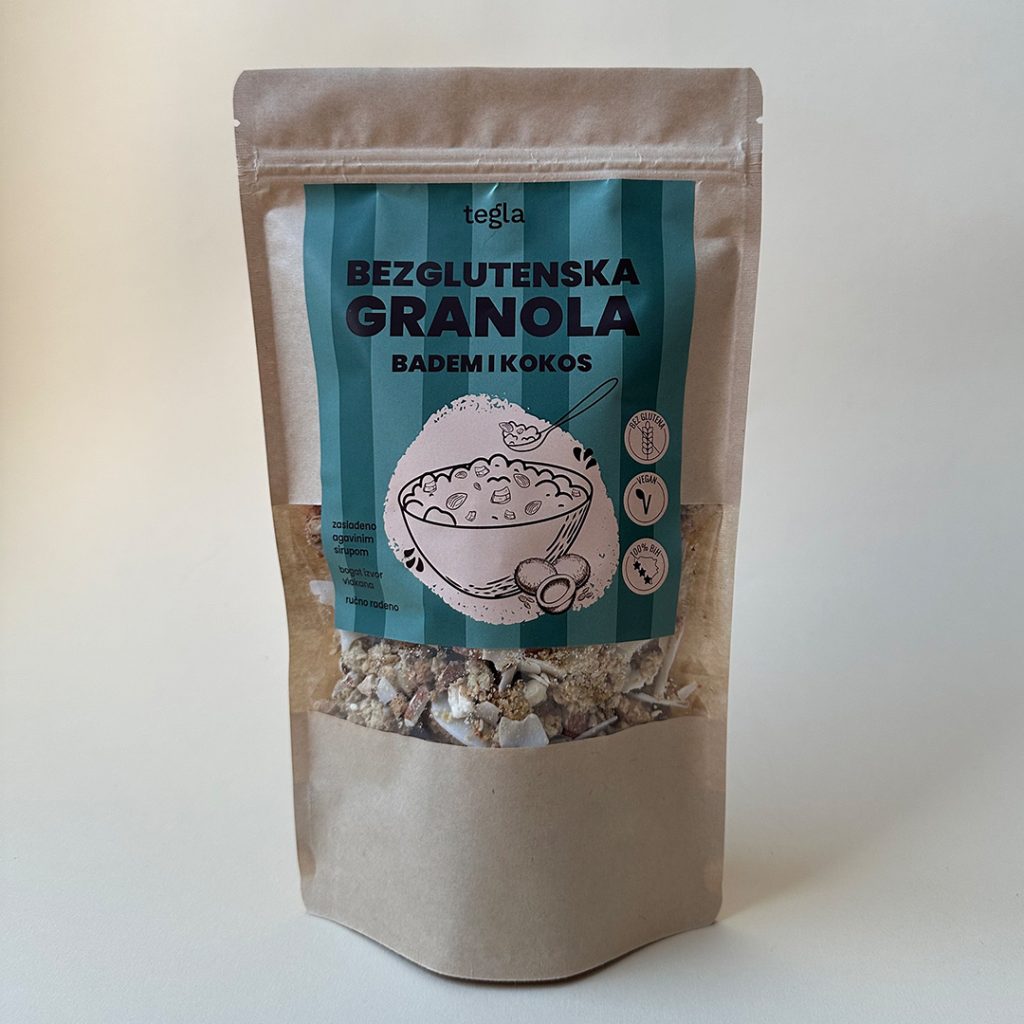 Bezglutenska granola Badem i Kokos (300g)