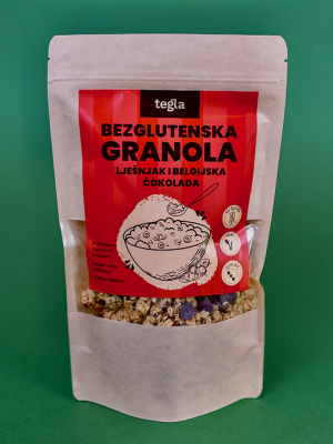 Bezglutenska granola Ljesnjak i Belgijska čokolada (300g)