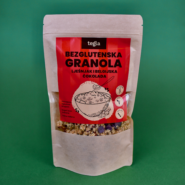 Bezglutenska granola Ljesnjak i Belgijska čokolada (300g)