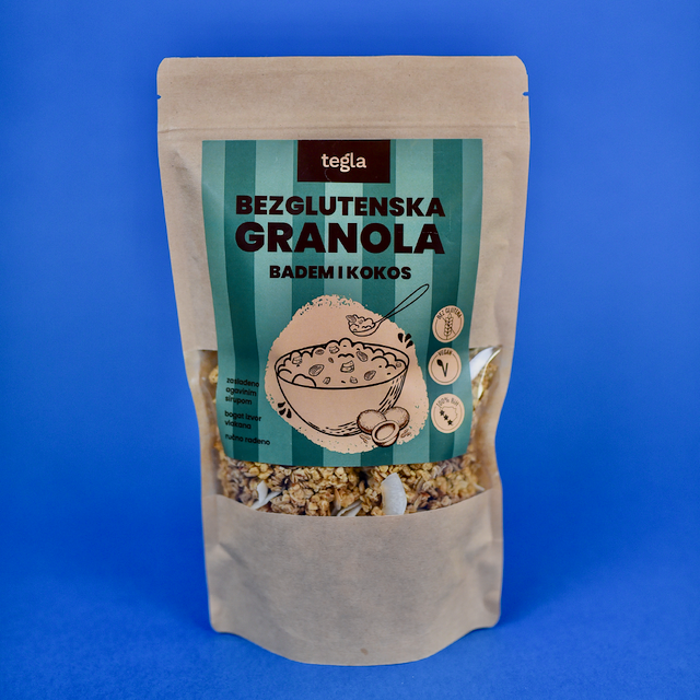 Bezglutenska granola Badem i Kokos (300g)