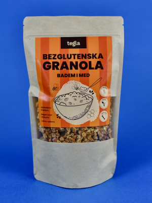 Bezglutenska granola Badem i Med (300g)