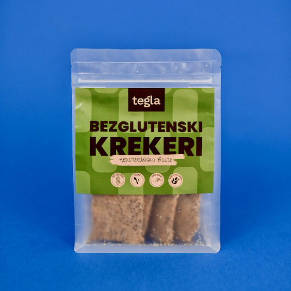 Bezglutenski krekeri Mediteransko bilje (100g)