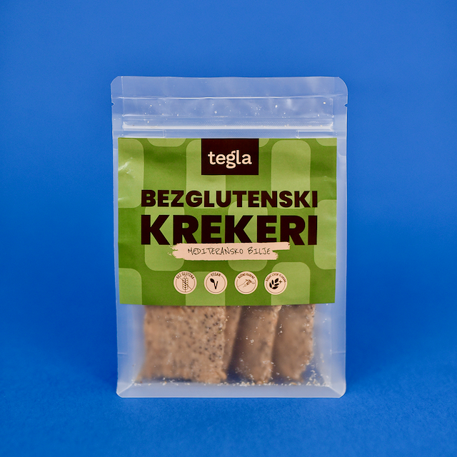 Bezglutenski krekeri Mediteransko bilje (100g)
