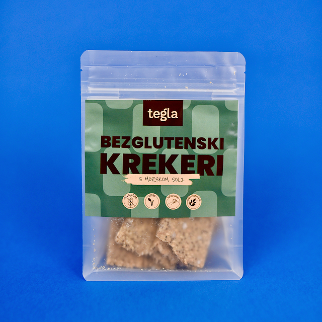 Bezglutenski krekeri s Morskom soli (100g)