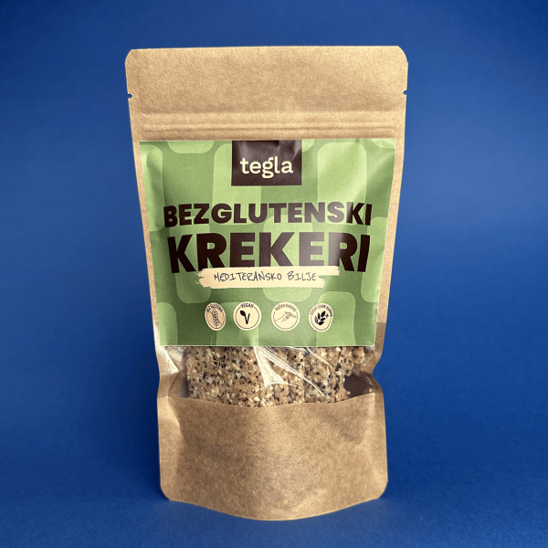 Bezglutenski krekeri Mediteransko bilje (100g)