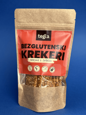 Bezglutenski krekeri Paprika i Češnjak (100g)