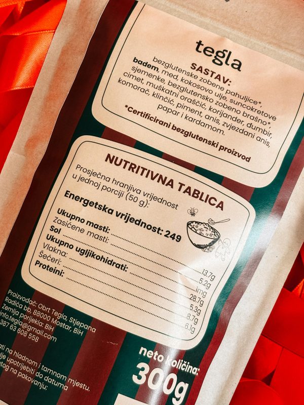 Bezglutenska granola Gingerbread Special (300g)